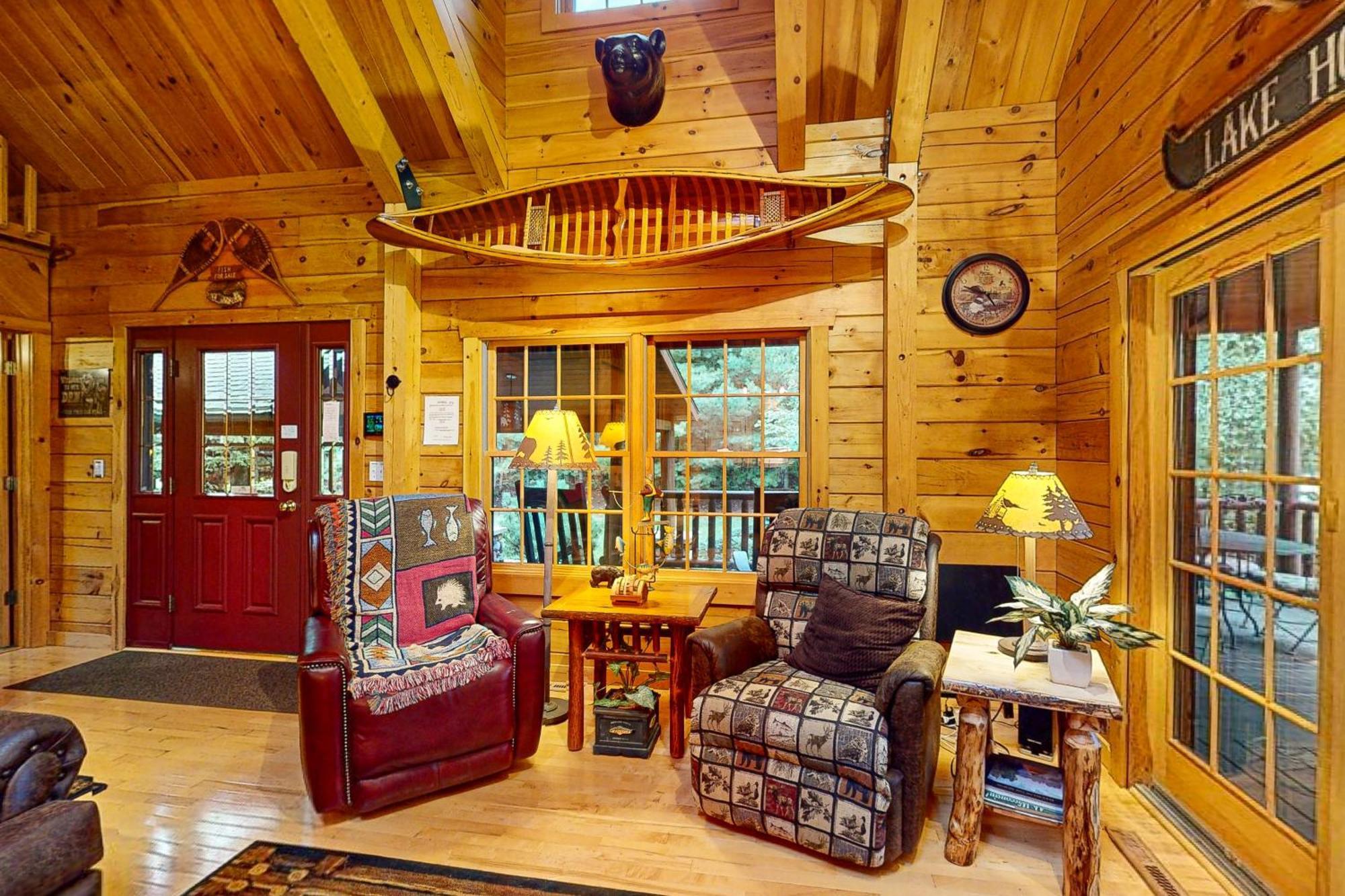 The Lodge On Booth Lake - 2 Bed 2 Bath Vacation Home In Minocqua Lac Du Flambeau エクステリア 写真