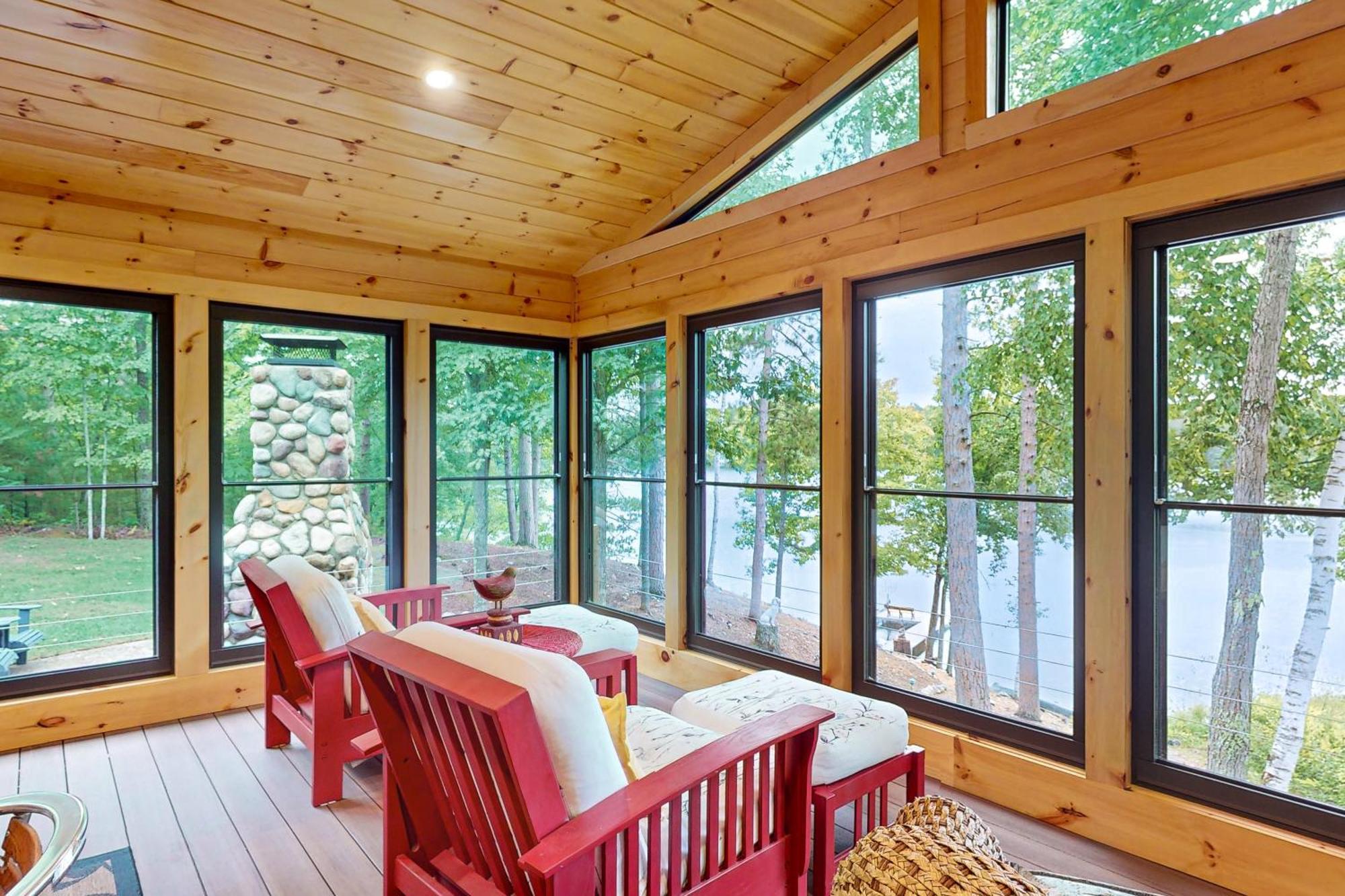 The Lodge On Booth Lake - 2 Bed 2 Bath Vacation Home In Minocqua Lac Du Flambeau エクステリア 写真