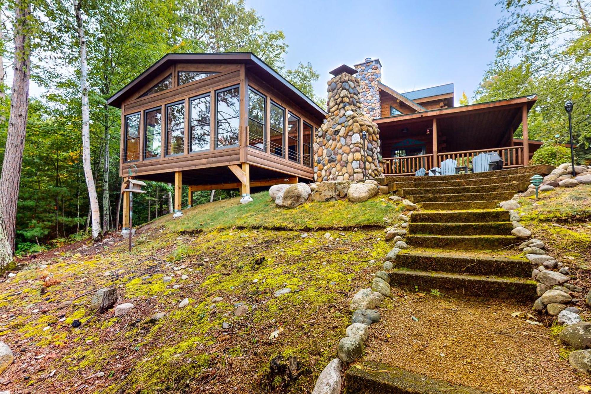 The Lodge On Booth Lake - 2 Bed 2 Bath Vacation Home In Minocqua Lac Du Flambeau エクステリア 写真
