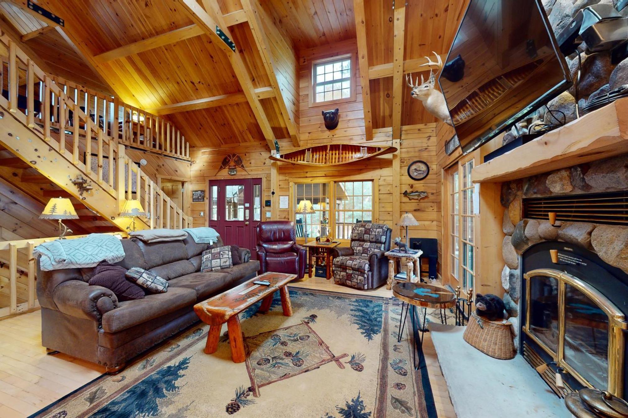 The Lodge On Booth Lake - 2 Bed 2 Bath Vacation Home In Minocqua Lac Du Flambeau エクステリア 写真